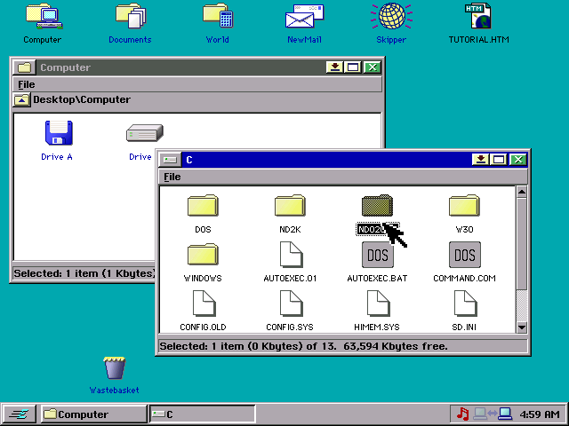 Newdeal Office 2000 - File Manager